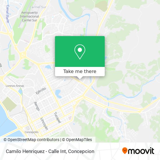 Camilo Henriquez - Calle Int map
