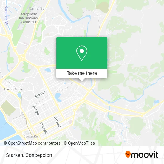 Starken map