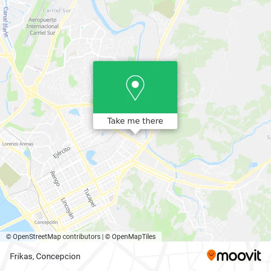 Frikas map