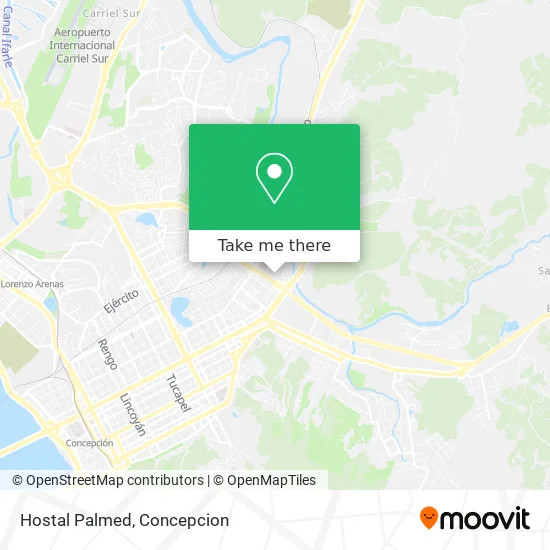 Hostal Palmed map
