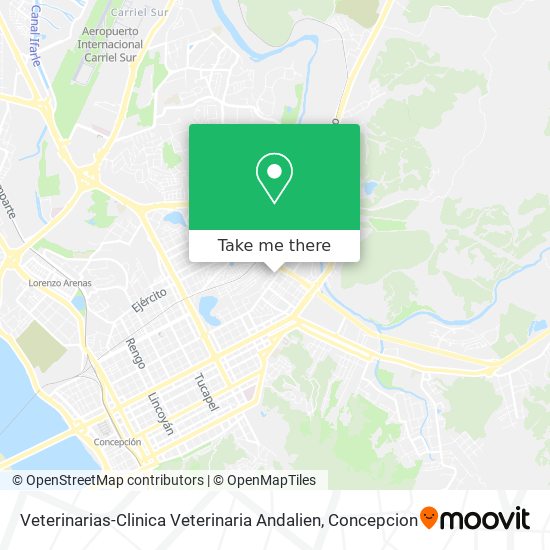 Veterinarias-Clinica Veterinaria Andalien map