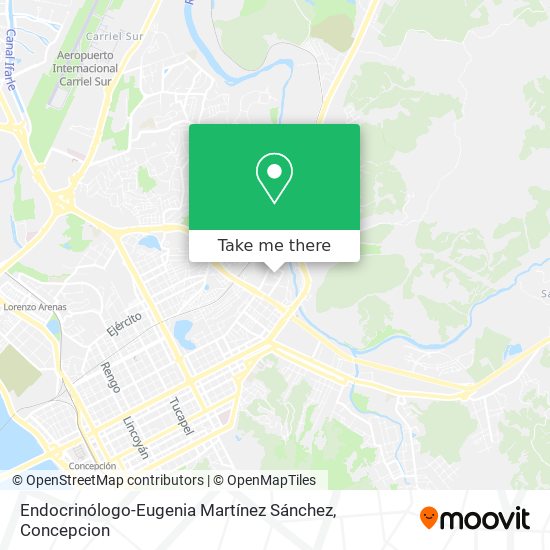 Endocrinólogo-Eugenia Martínez Sánchez map