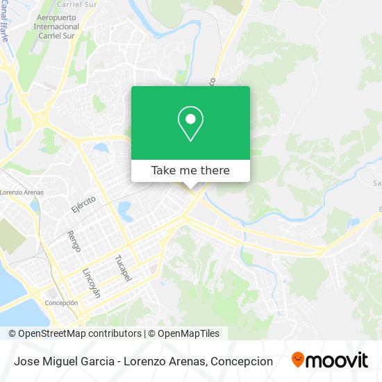 Jose Miguel Garcia - Lorenzo Arenas map