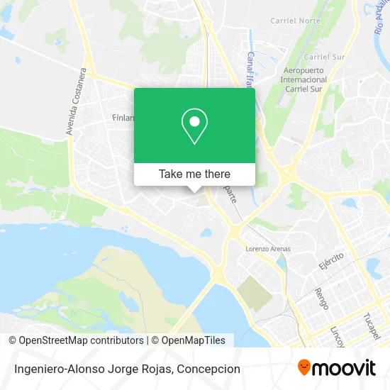 Ingeniero-Alonso Jorge Rojas map