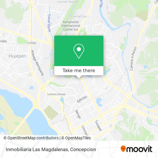 Mapa de Inmobiliaria Las Magdalenas