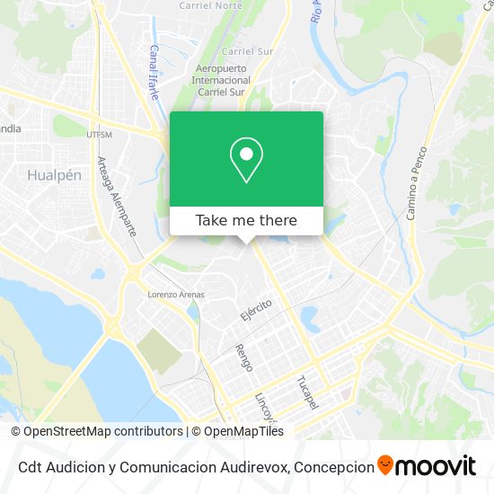 Cdt Audicion y Comunicacion Audirevox map