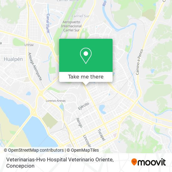 Veterinarias-Hvo Hospital Veterinario Oriente map