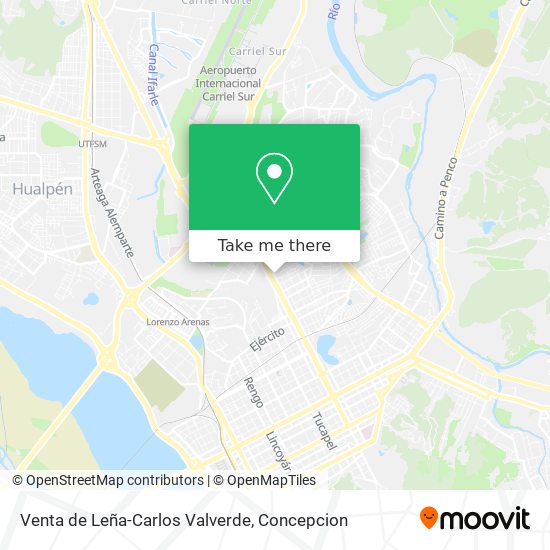 Venta de Leña-Carlos Valverde map