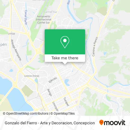 Mapa de Gonzalo del Fierro - Arte y Decoracion