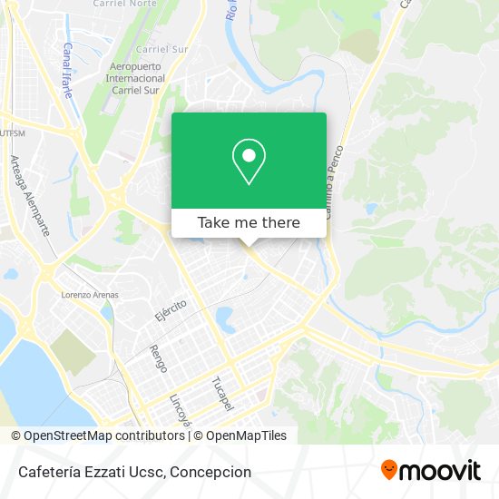 Cafetería Ezzati Ucsc map