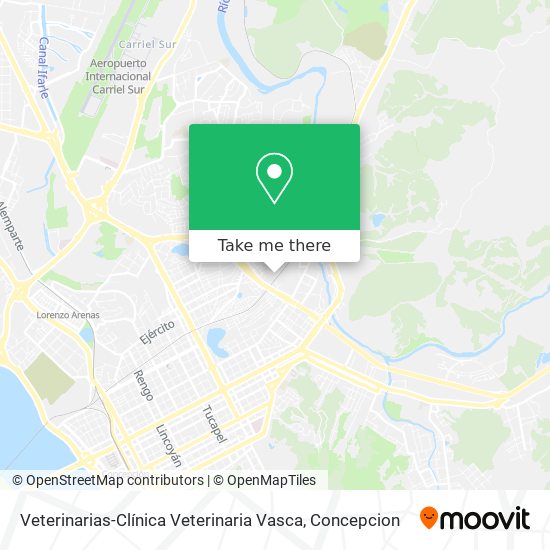Mapa de Veterinarias-Clínica Veterinaria Vasca