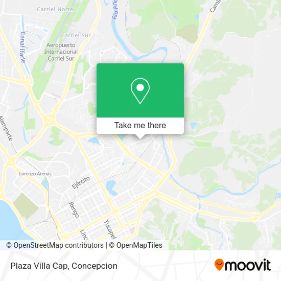 Mapa de Plaza Villa Cap