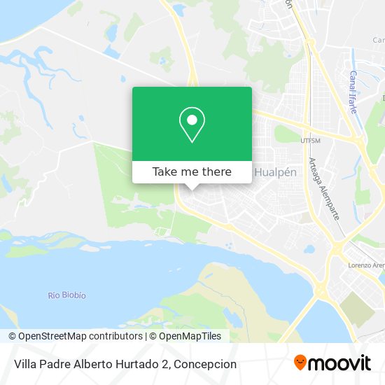Mapa de Villa Padre Alberto Hurtado 2
