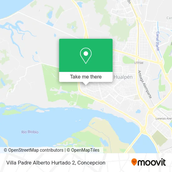 Mapa de Villa Padre Alberto Hurtado 2