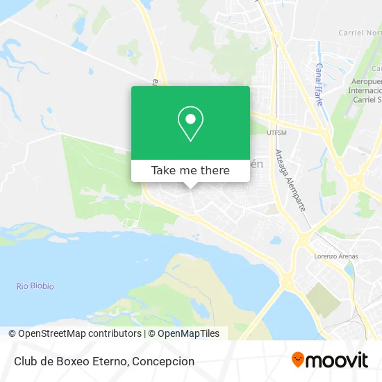 Mapa de Club de Boxeo Eterno