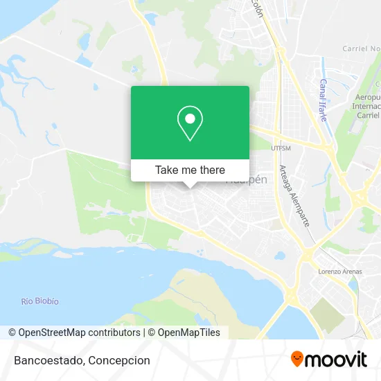Bancoestado map