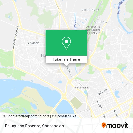 Peluquería Essenza map
