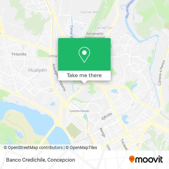 Banco Credichile map