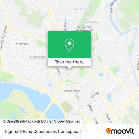 Mapa de Ingersoll Rand Concepción