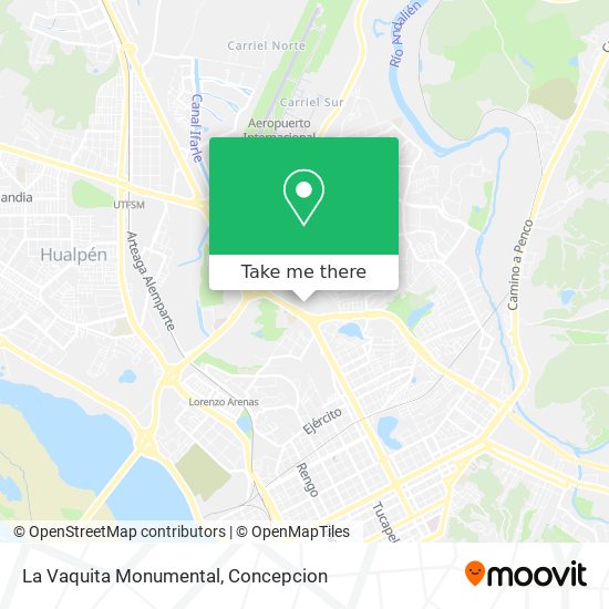 La Vaquita Monumental map