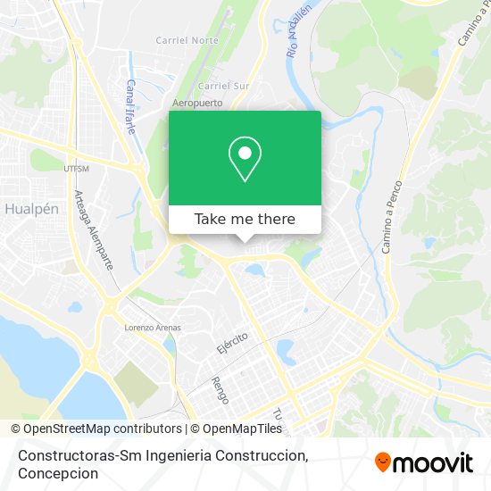 Constructoras-Sm Ingenieria Construccion map