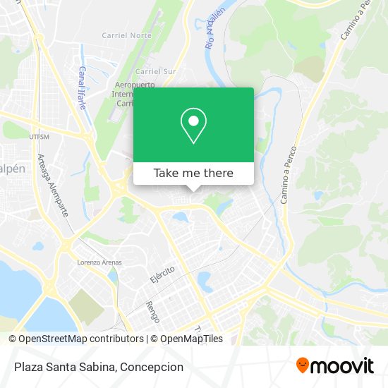 Mapa de Plaza Santa Sabina