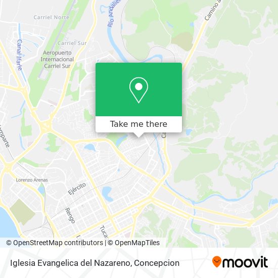 Iglesia Evangelica del Nazareno map