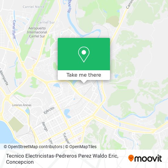 Tecnico Electricistas-Pedreros Perez Waldo Eric map