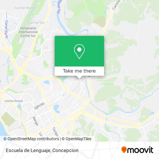 Escuela de Lenguaje map