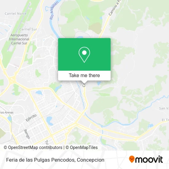 Feria de las Pulgas Pencodos map