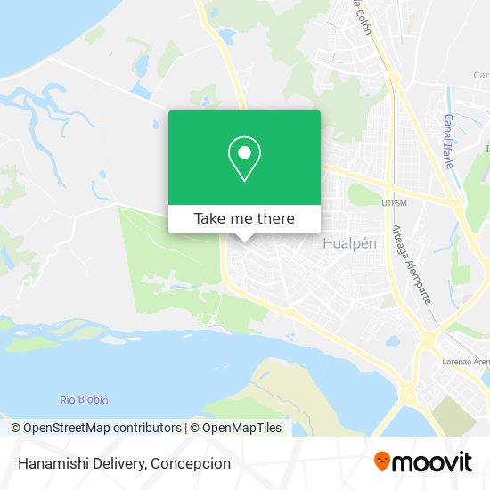 Mapa de Hanamishi Delivery