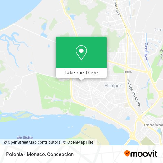 Mapa de Polonia - Monaco