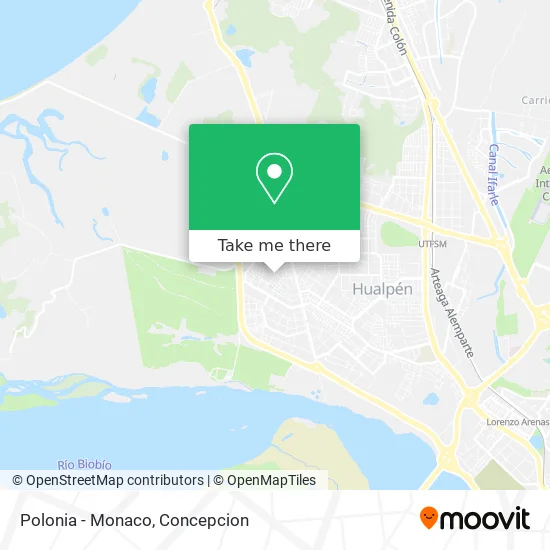 Mapa de Polonia - Monaco