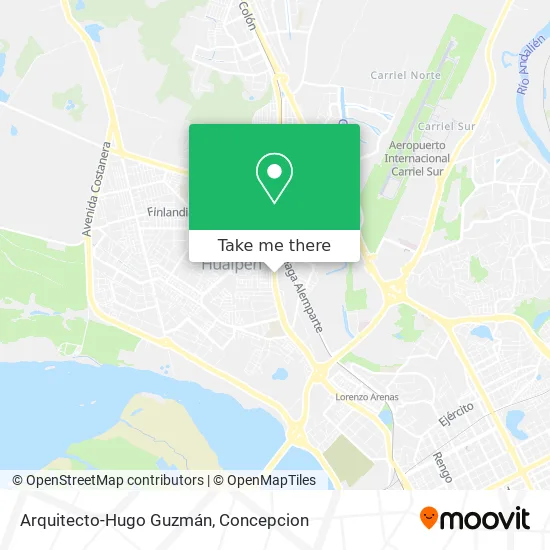 Mapa de Arquitecto-Hugo Guzmán