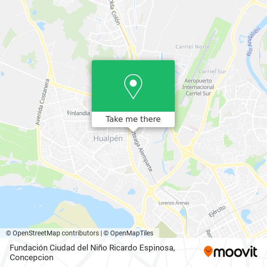 Fundación Ciudad del Niño Ricardo Espinosa map