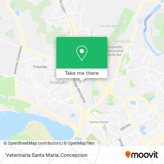 Veterinaria Santa Maria map
