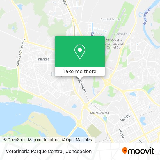 Veterinaria Parque Central map