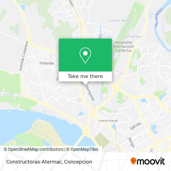 Constructoras-Atermac map