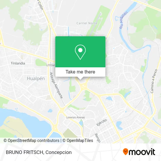 Mapa de BRUNO FRITSCH