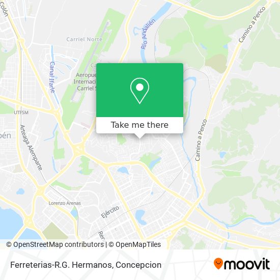 Ferreterias-R.G. Hermanos map