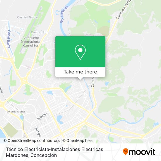 Técnico Electricista-Instalaciones Electricas Mardones map