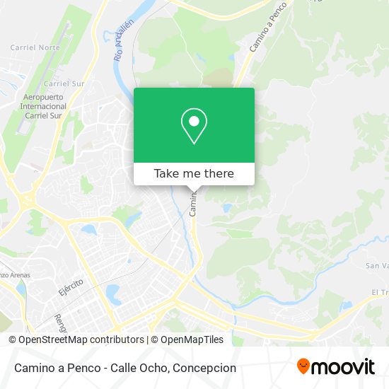 Camino a Penco - Calle Ocho map