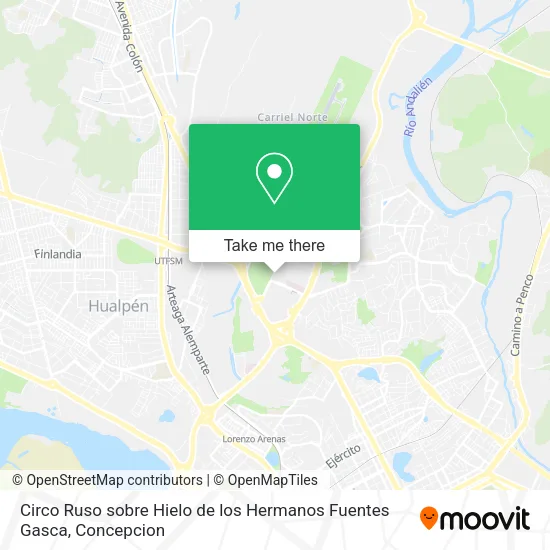 Circo Ruso sobre Hielo de los Hermanos Fuentes Gasca map