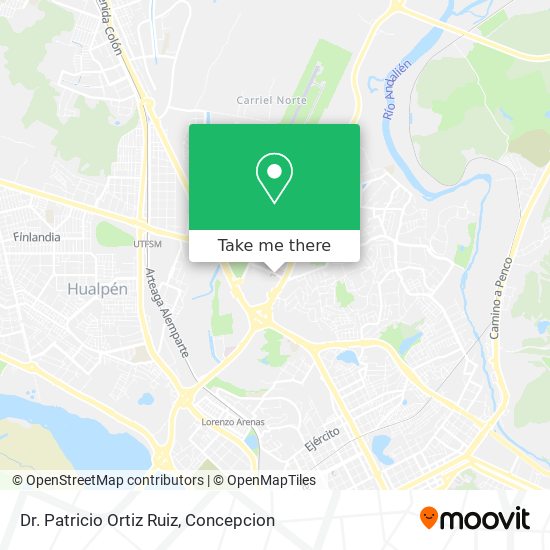 Dr. Patricio Ortiz Ruiz map