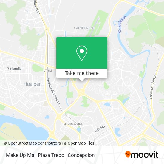 Make Up Mall Plaza Trebol map