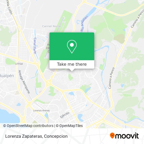 Mapa de Lorenza Zapateras