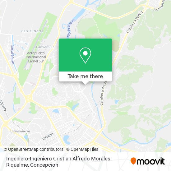 Ingeniero-Ingeniero Cristian Alfredo Morales Riquelme map