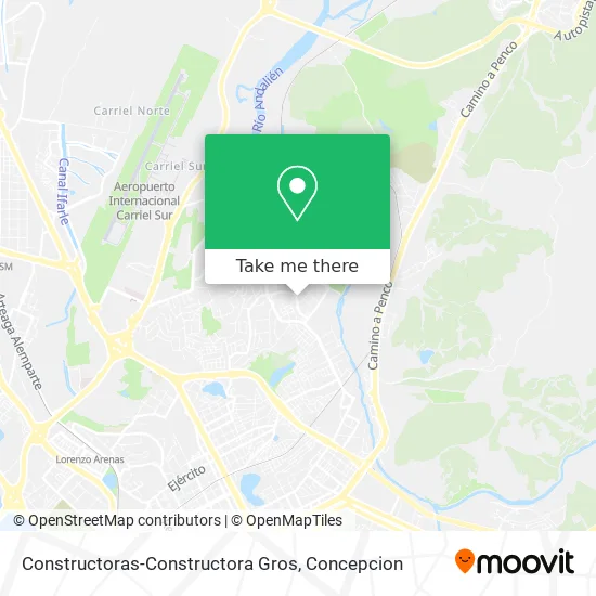 Constructoras-Constructora Gros map