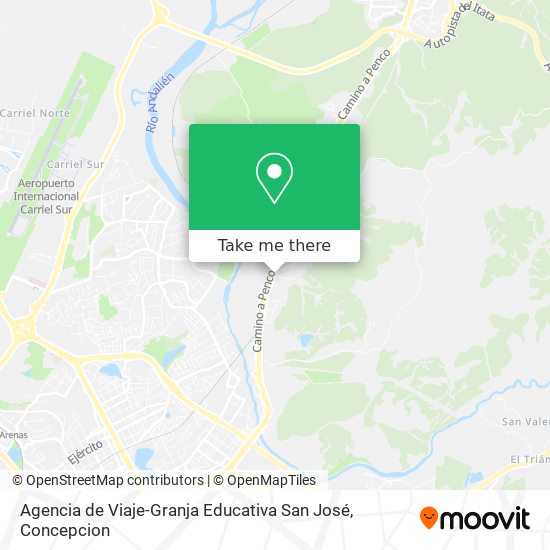 Agencia de Viaje-Granja Educativa San José map
