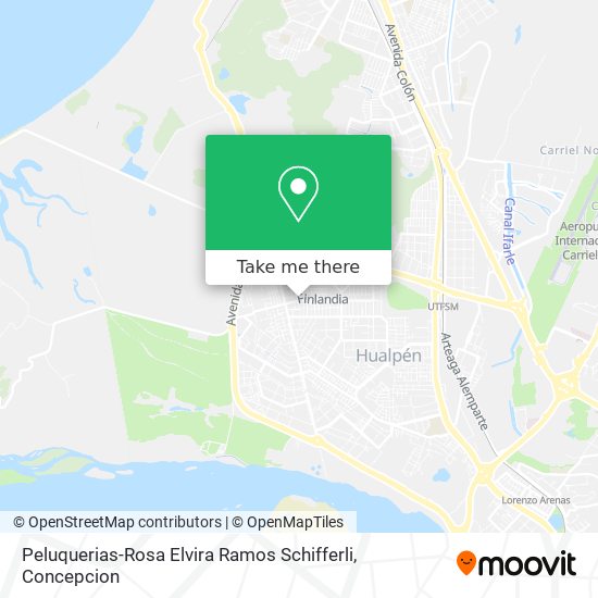 Mapa de Peluquerias-Rosa Elvira Ramos Schifferli